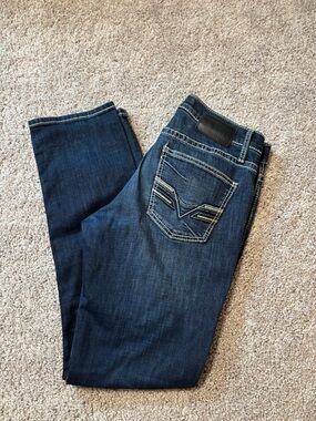 Men’s Bke Jake Straight Western Jeans Size 33x32 Cowboy